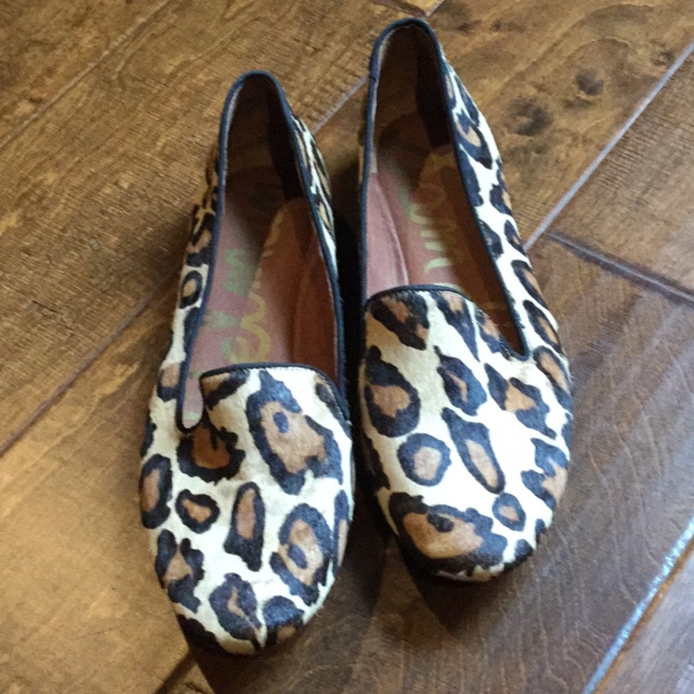 SAM EDELMAN LEOPARD FLAT SHOE